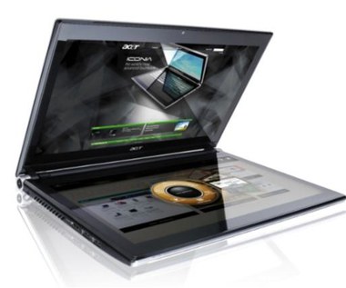 Acer touchbook ICONIA - wirtualna klawiatura na 10 palców