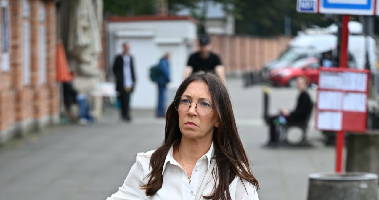 Ada Borek na pogrzebie Joanny Kołaczkowskiej /East News