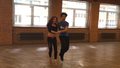 Ada Fijał i Jan Kliment trenują jive’a 