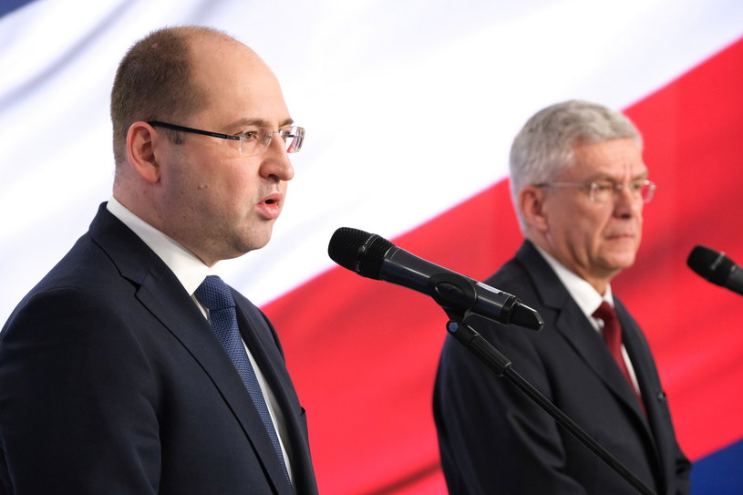 Adam Bielan i Stanisław Karczewski /Mateusz Marek /PAP
