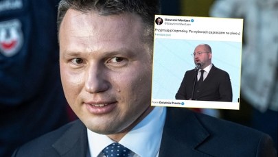 Adam Bielan przeprasza Mentzena. "Po wyborach zapraszam na piwo"