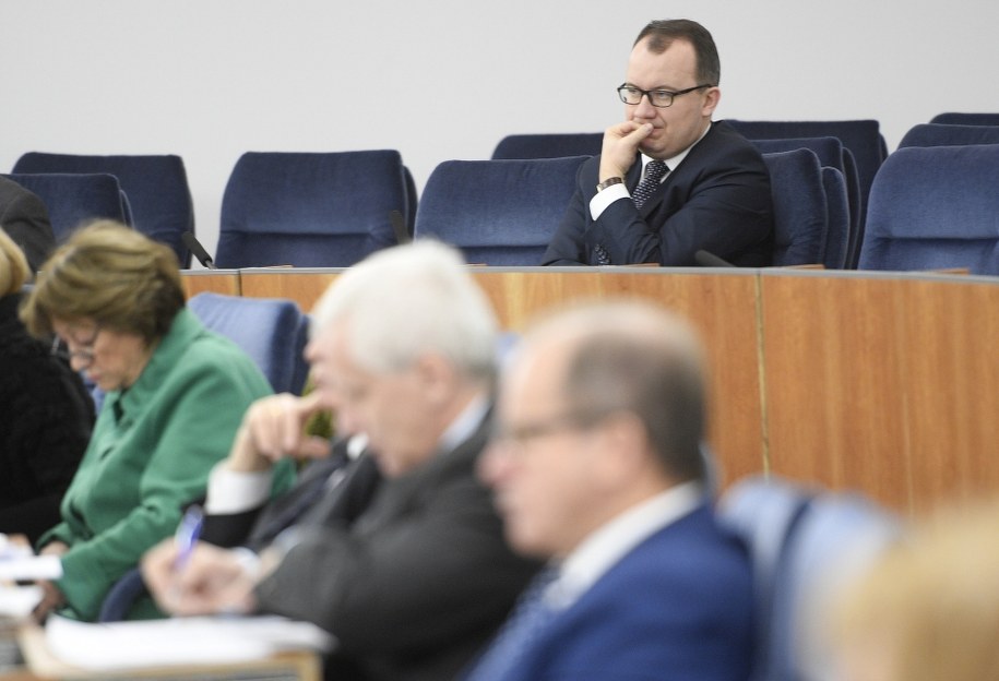Adam Bodnar na sali obrad Senatu /PAP/Jacek Turczyk /PAP