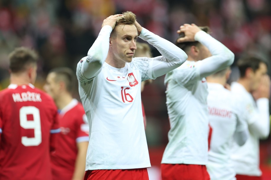 Adam Buksa po meczu z Czechami /Leszek Szymański /PAP