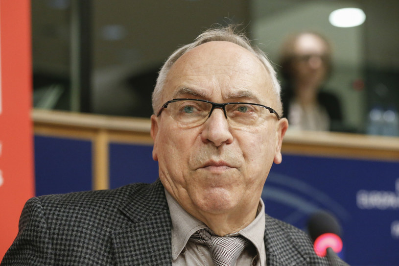 Adam Gierek w Europarlamencie w 2013 roku. /THIERRY ROGE   /East News