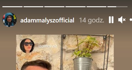 Adam i Izabela Małyszowie pojechali na wczasy do Chorwacji   /https://www.instagram.com/adammalyszofficial/ /Instagram