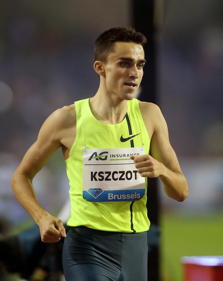 Adam Kszczot w biegu na 1000 m podczas zawodów Diamentowej Ligi w Brukseli /JULIEN WARNAND /PAP/EPA