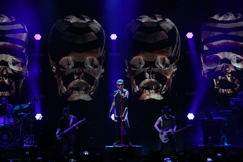 Adam Lambert w Warszawie /Fot. Agata Grzybowska /