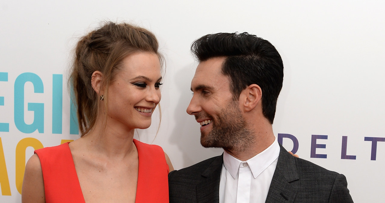 Adam Levine i Behati Prinsloo pobrali się 19 lipca w Meksyku /Andrew H. Walker /Getty Images