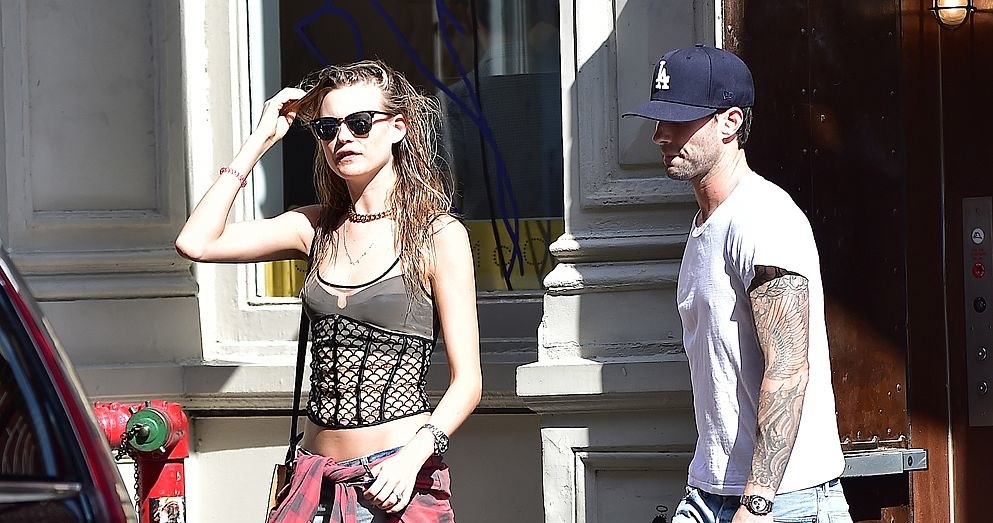 Adam Levine i Behati Prinsloo /Alo Ceballos /Getty Images