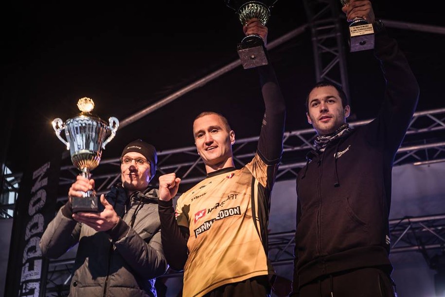 Adam Lisowski na podium /RMF 4Racing Team /