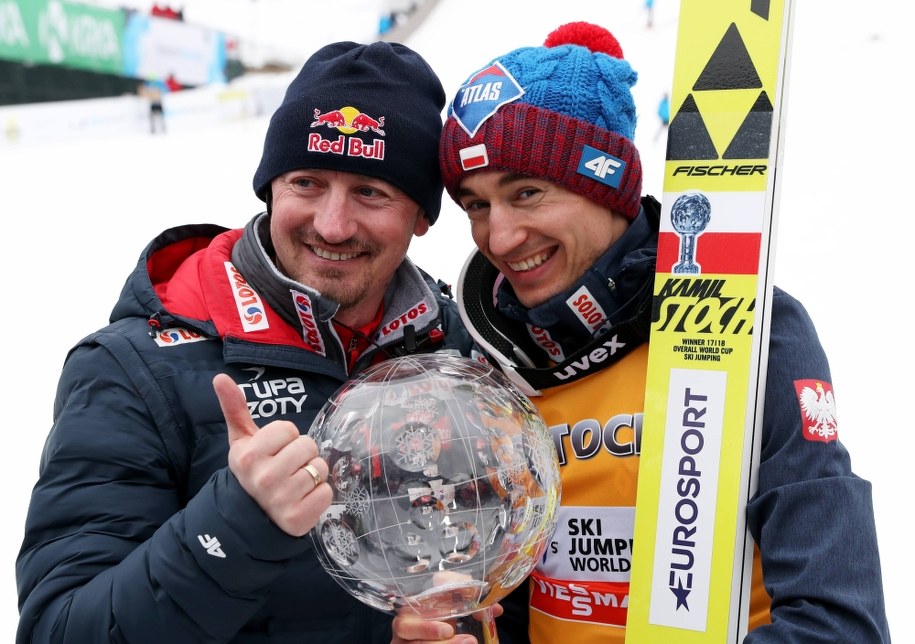 Adam Małysz i Kamil Stoch w 2018 roku / 	Grzegorz Momot    /PAP