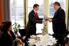 Adam Małysz spotkał się z prezydentem w Wiśle