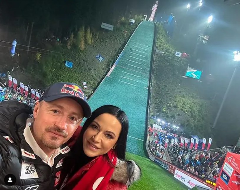 Adam Małysz z żoną w Wiśle /Żródło: https://www.instagram.com/adammalyszofficial/ /Instagram