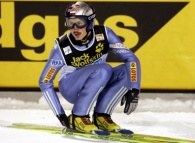 Adam Małysz zajął trzecie miejsce w konkursie w Oberstdorfie /AFP