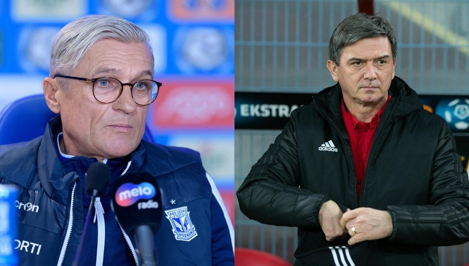 Adam Nawałka (fot. Jakub Kaczmarczyk/PAP) i Waldemar Fornalik (fot. Hanna Bardo/PAP) /PAP