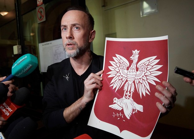 Adam "Nergal" Darski przed pierwszą rozprawą / 	Adam Warżawa    /PAP