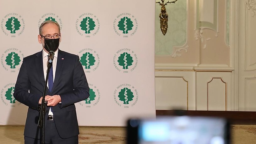 Adam Niedzielski podczas konferencji prasowej /Ministerstwo Zdrowia /Twitter