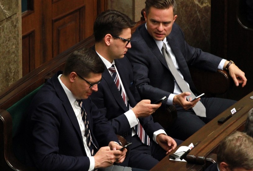 Adam Rogacki, Antoni Kaminski i Adam Hofman - bohaterowie "afery madryckiej" (zdj. z maja 2015 r.) /Sławomir Kamiński /