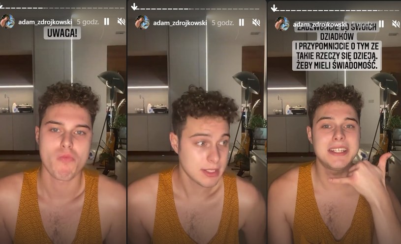 Adam Zdrójkowski opowiedział o wszystkim na swoim Instagramie /Instagram