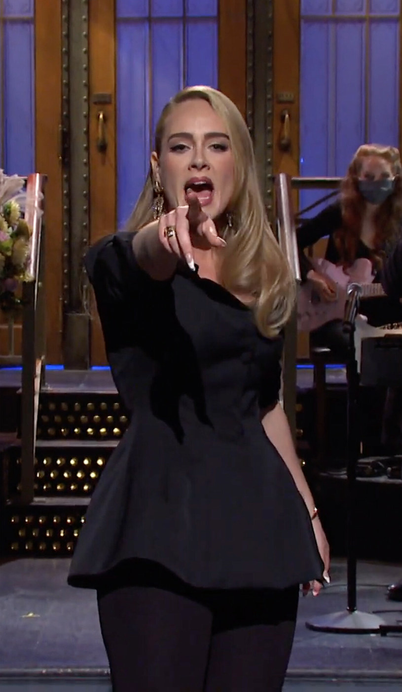 Adele w programie Saturday Night Live w 2021 roku. /NBC/ SNL/Ferrari Press /East News