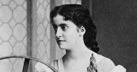 Adelina Petti jako Małgorzata w operze Faust z muzyką Gounoda, wystawionej w paryskiej operze w 1874  r. /Encyklopedia Internautica