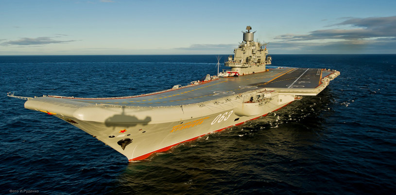 "Admirał Fłota Sowietskogo Sojuza Kuzniecow" w 2012 roku /Wikimedia Commons /INTERIA.PL/materiały prasowe