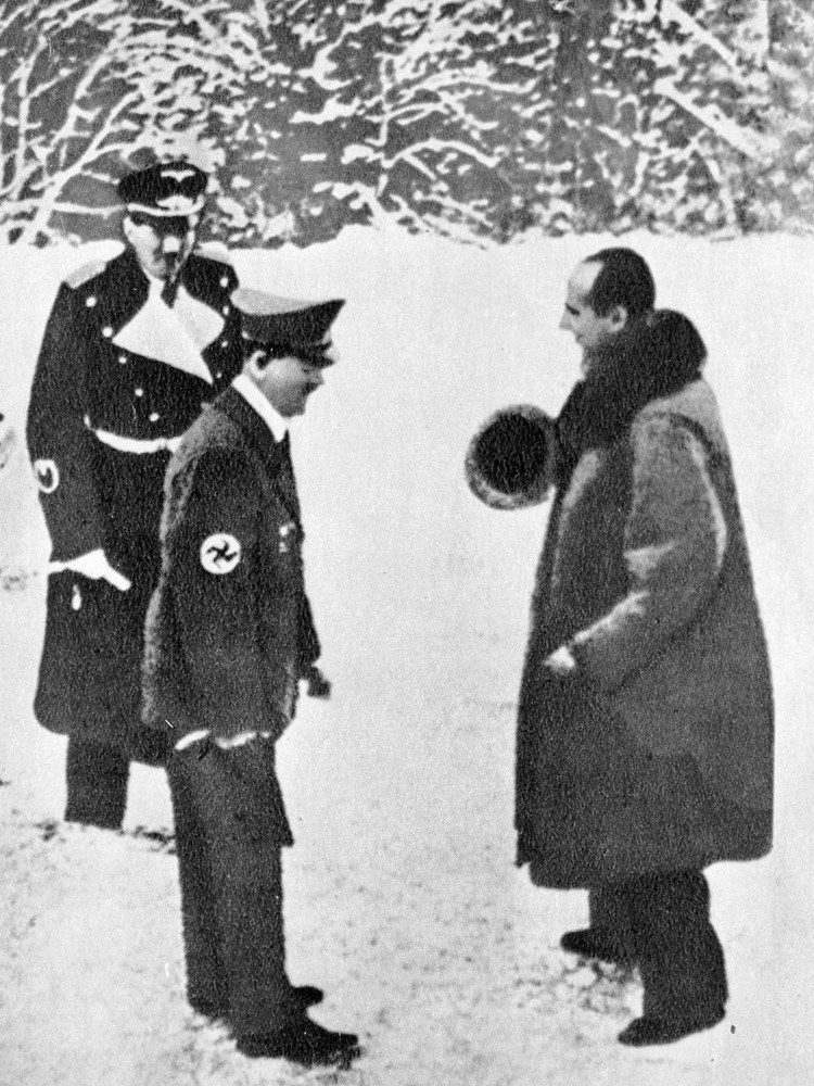 Adolf Hitler i Józef Beck - zimowe spotkanie /RIA Novosti /East News