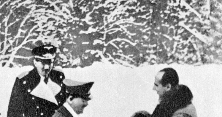 Adolf Hitler i Józef Beck - zimowe spotkanie /RIA Novosti /East News