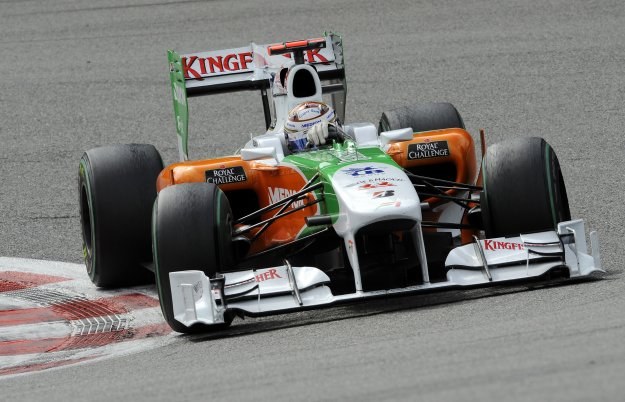 Adrian Sutil w bolidzie teamu Force India /AFP