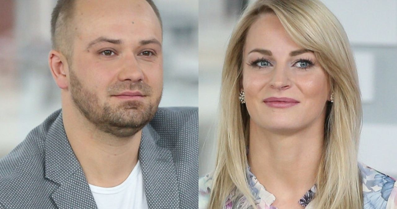 Adrian Szymaniak i Anita Szydłowska ze "Ślubu od pierwszego wejrzenia" /KAMIL PIKLIKIEWICZ/Dzien Dobry TVN/East News /East News