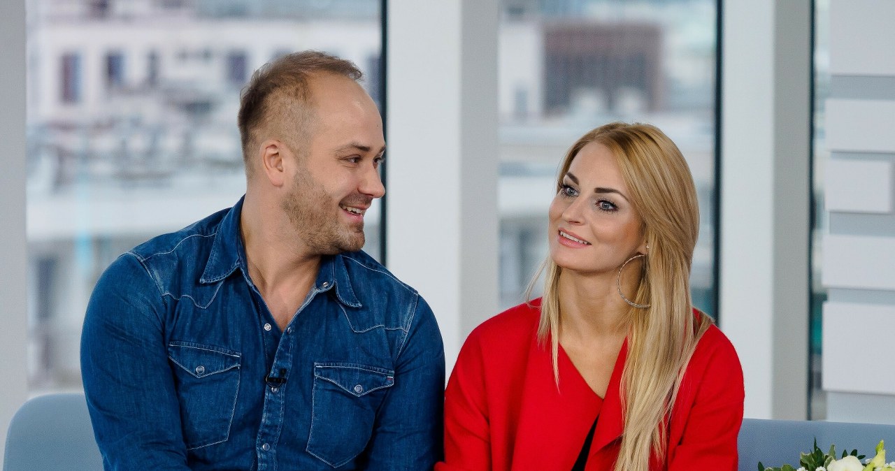 Adrian Szymaniak i Anita Szydłowska /TOMASZ URBANEK/Dzien Dobry TVN/East News /East News