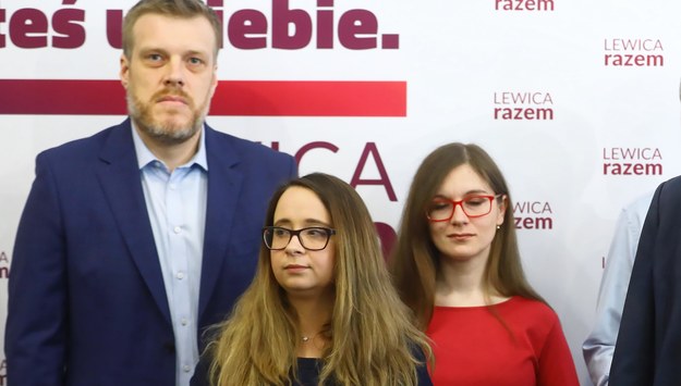 Adrian Zandberg, Marcelina Zawisza i Paulina Matysiak /Rafał Guz /PAP