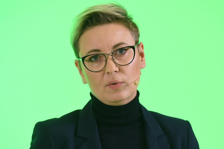 Adriana Porowska - prezes Kamiliańskiej Misji Pomocy Społecznej / 	Radek Pietruszka   /PAP