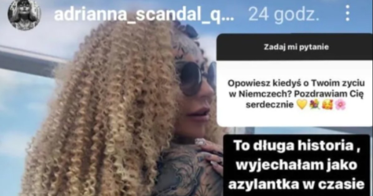 Adrianna z "Królowych życia", fot. https://www.instagram.com/adrianna_scandal_queen/ /Instagram