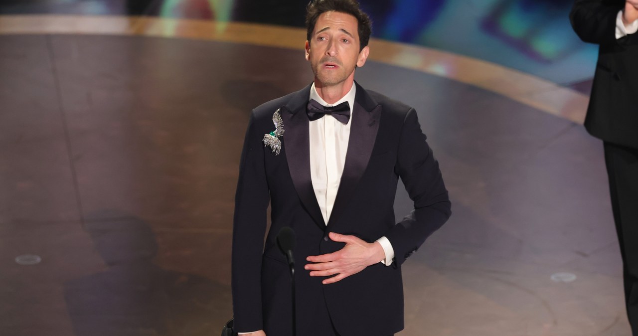 Adrien Brody - zwycięzca w kategorii "najlepszy aktor pierwszoplanowy" na Oscarach 2025 /Kevin Winter/Getty Images /Getty Images