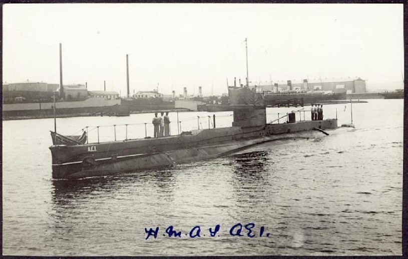 AE1 był pierwszym alianckim okrętem podwodnym, który został utracony podczas Wielkiej Wojny /Domena publiczna /INTERIA.PL/materiały prasowe