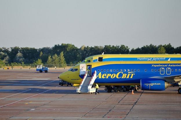 Aerosvit odwołał loty na trasie Warszawa-Kijów. Fot Nikodem T. Jacuk /Reporter