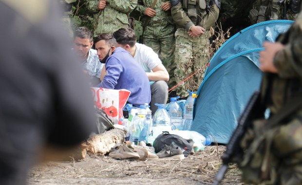 Afgańczycy koczują w Usnarzu. Poprosili Polskę o ochroną międzynarodową 