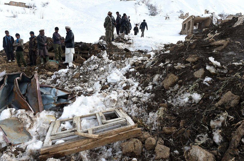 Afganistan: Ponad 20 osób zginęło w lawinach /SHAH MARAI /AFP