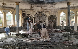 Afghanistan: Explosion at a Shiite mosque.  At least 50 dead