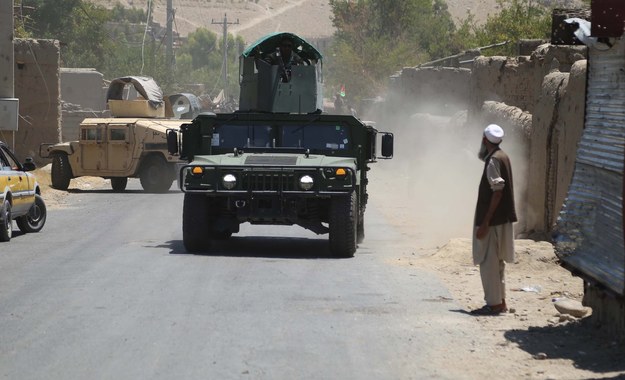 Afgańskie wojsko w dystrykcie Alishang, gdzie prowadzono operację przeciwko talibom /GHULAMULLAH HABIBI /PAP/EPA