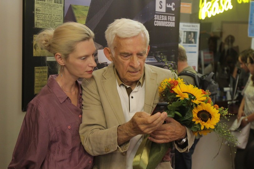 Agata Buzek z ojcem /Arkadiusz Gola /East News