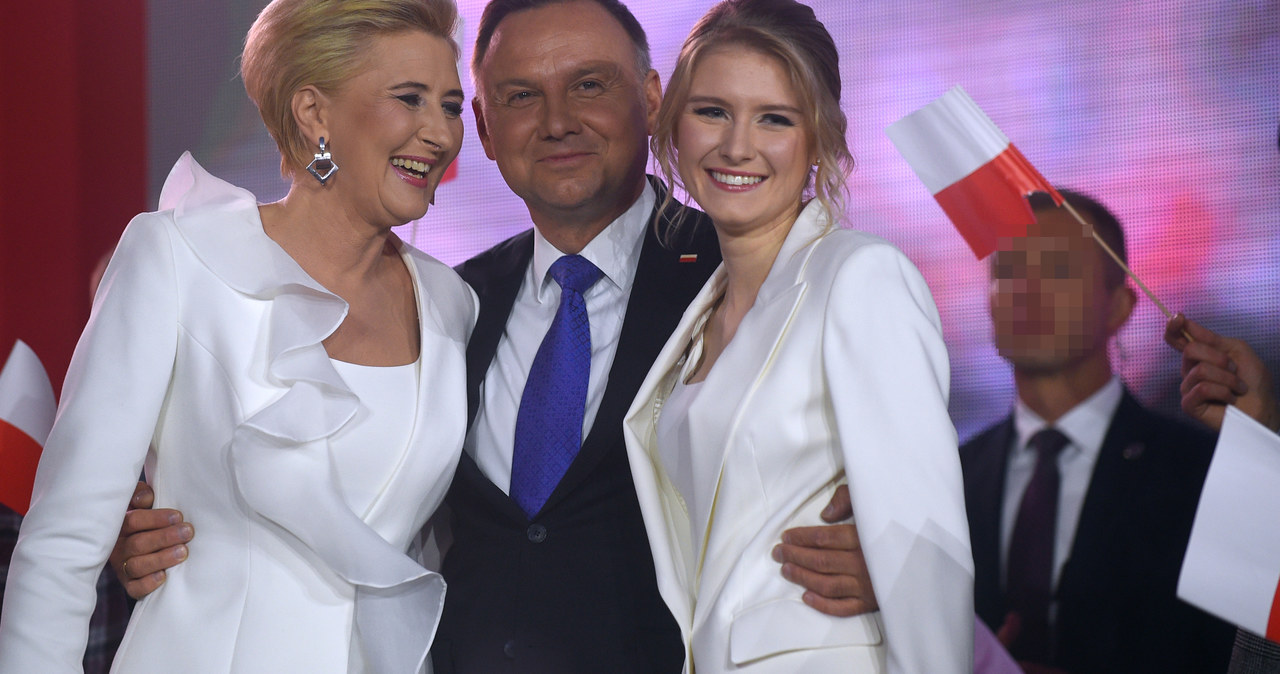 Agata Duda, Andrzej Duda i Kinga Duda /Adam Chełstowski /Agencja FORUM