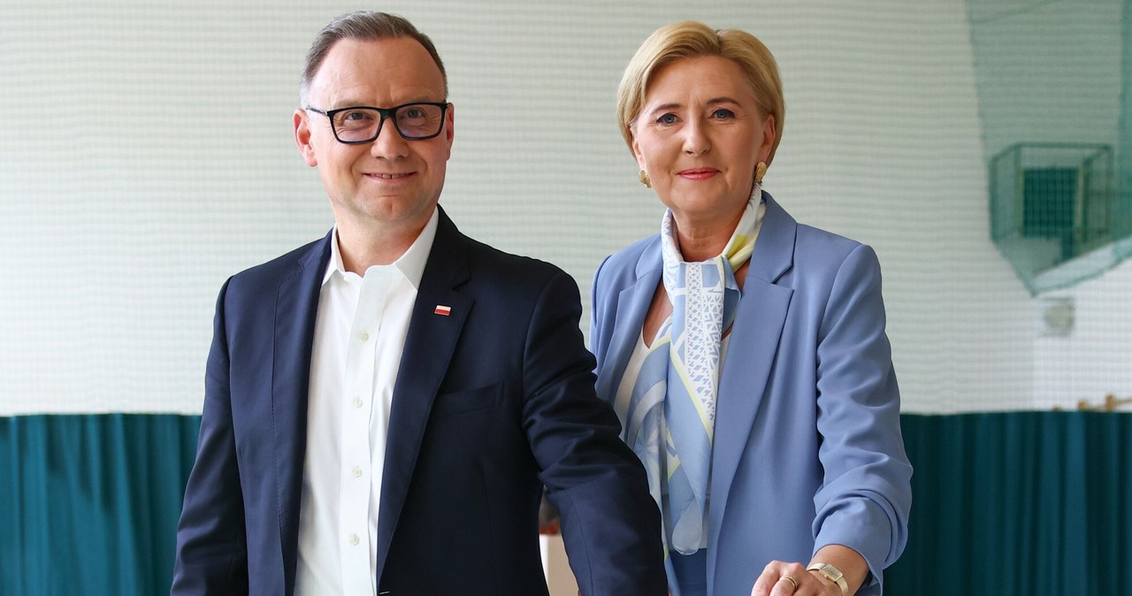 Agata Duda i Andrzej Duda w sierpniu pożegnają się z Pałacem Prezydenckim. /Beata Zawrzel/REPORTER /East News