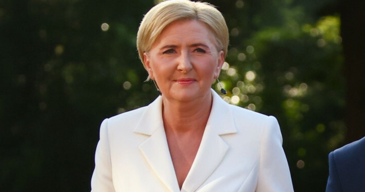 Agata Duda w Hadze /Beata Zawrzel/REPORTER /Reporter