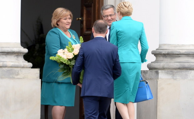 Agata i Andrzej Dudowie spotkali się z prezydencką parą