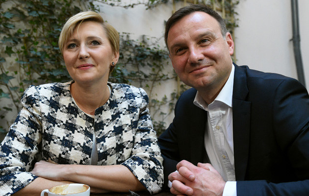 Agata i Andrzej Dudowie /Adam Chełstowski /Agencja FORUM