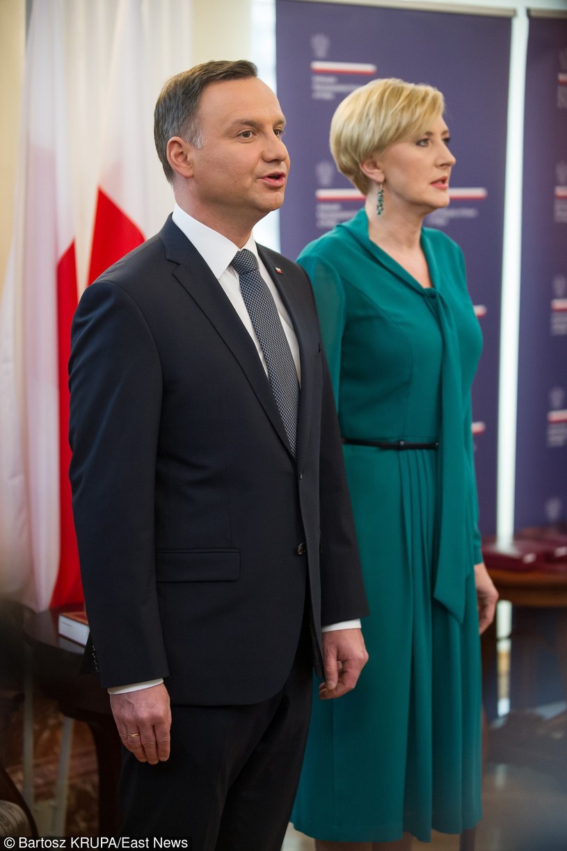 Agata i Andrzej Dudowie /- /East News