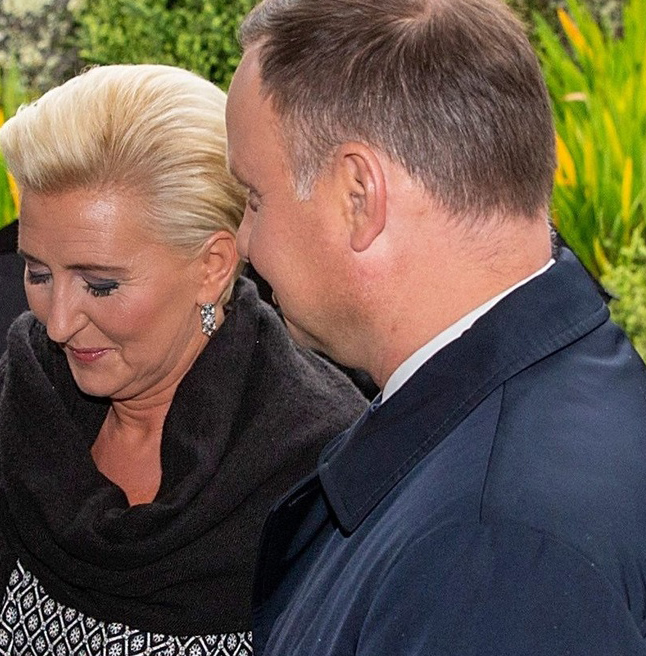 Agata i Andrzej Dudowie /DAVID ROWLAND  /East News