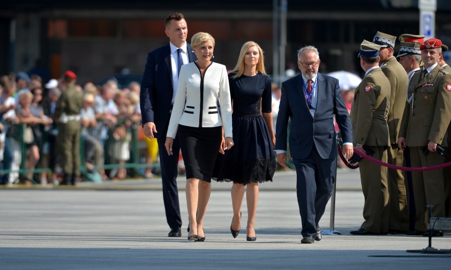 Agata i Kinga Duda /Marcin Obara /PAP/EPA